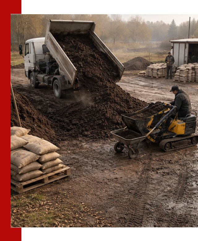 Кислый торф в доставке по выгодным ценам в Тихорецке