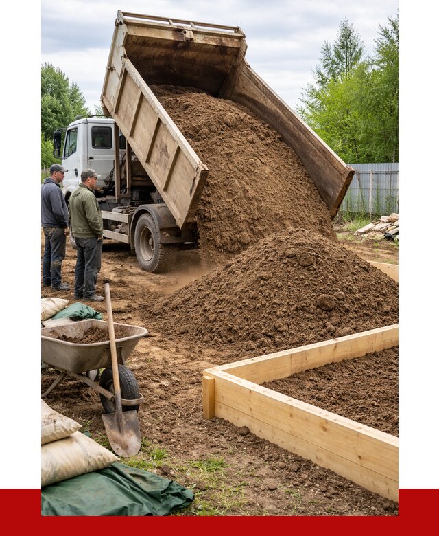 Торфо песчаная смесь в Тихорецке с доставкой от 1907 р. | ПРОНЕРУДТхр