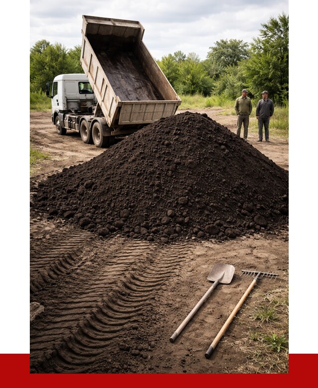Купить чернозем навалом в Тихорецке от 1237 р. за куб | ПРОНЕРУДТхр