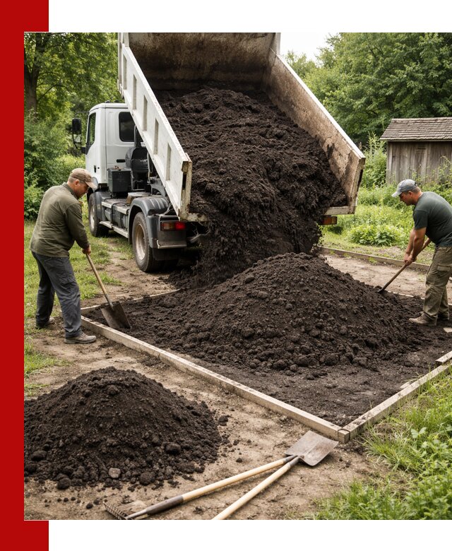 Купить чистый чернозем для огорода с доставкой в Тихорецке