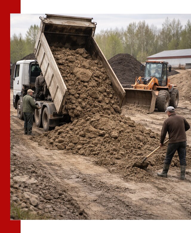 Доставка глин и суглинков в Тихорецке оптом и вкрай