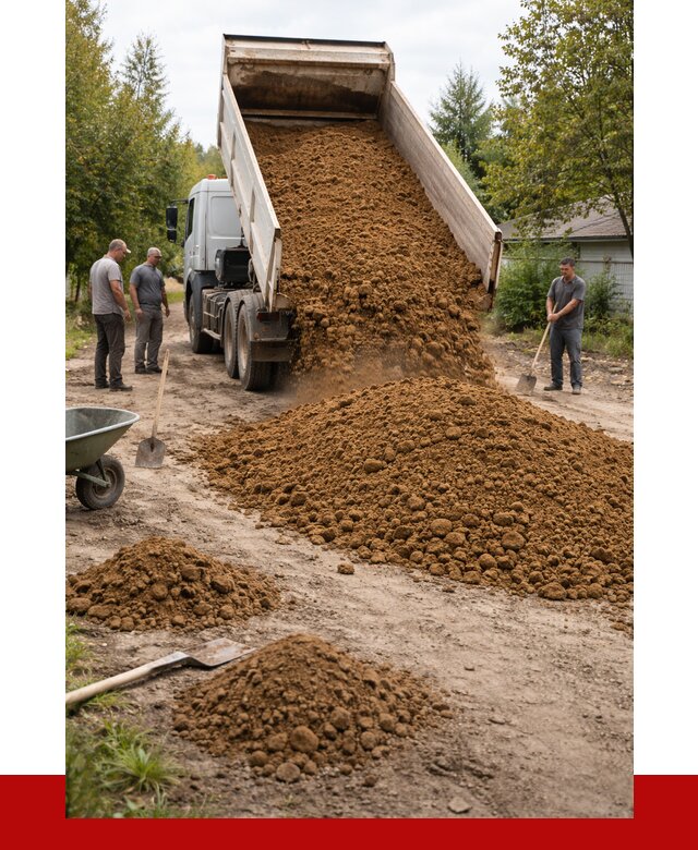 Купить суглинок с доставкой в Тихорецке от 2577 р. за куб | ПРОНЕРУДТхр