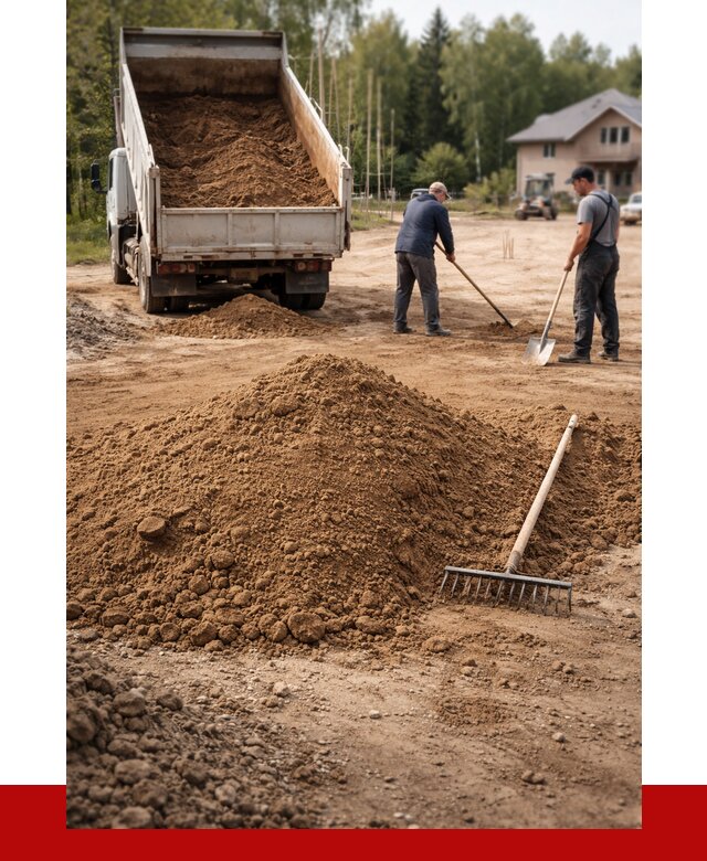 Суглинок для планировки в Тихорецке с доставкой от 4329 р. | ПРОНЕРУДТхр