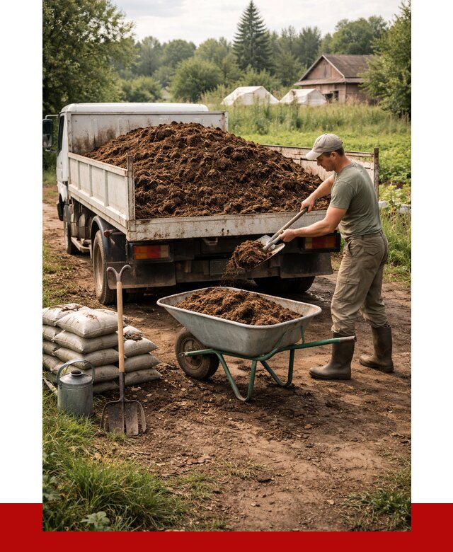 Купить коровий навоз с доставкой в Тихорецке от 1855 р. | ПРОНЕРУДТхр