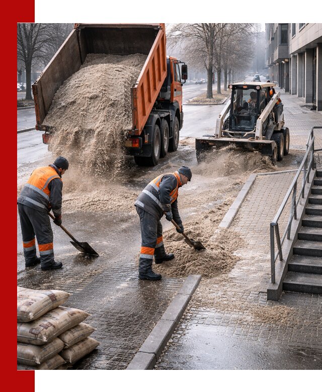 Поставка противогололедных материалов в Тихорецке