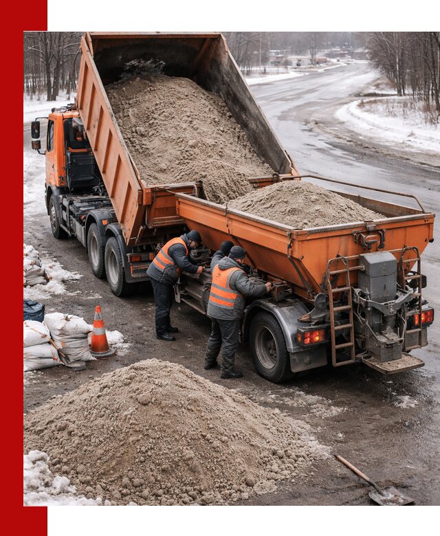 Поставка и вывоз пескосоля в Тихорецке оптом и в розницу