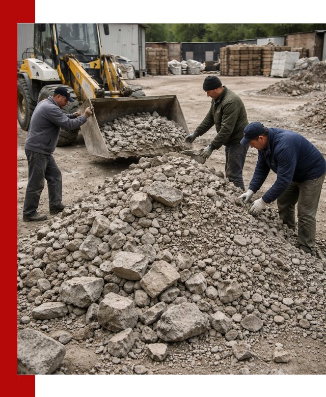 Демонтаж и вывоз бой бетона в Тихорецке
