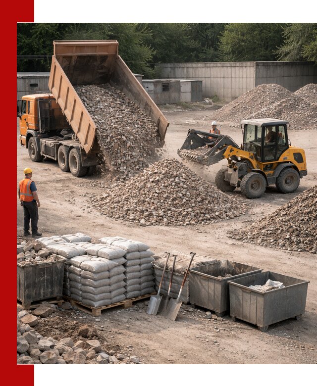 Вторичные материалы для отсыпки в Тихорецке — поставка и доставка