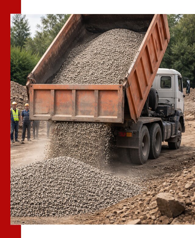 Доставка сыпучих материалов самосвалом в Тихорецке быстро и надежно