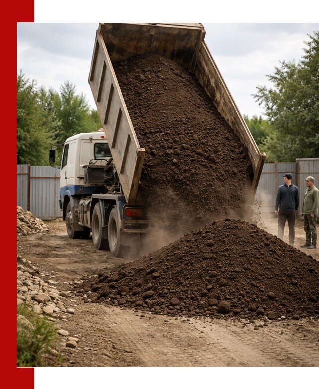 Доставка самосвалом 10 кубов в Тихорецке быстро и надёжно