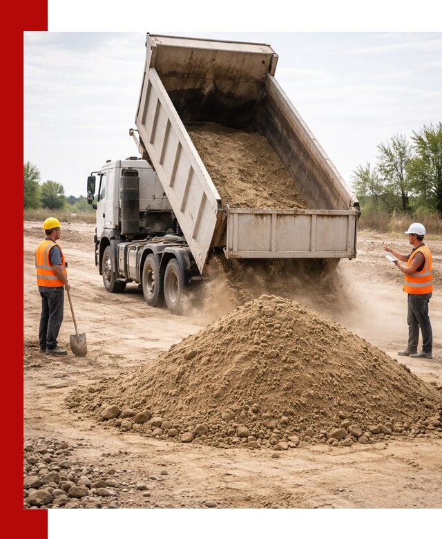 Доставка самосвалом 15 кубов в Тихорецке за город и по городу