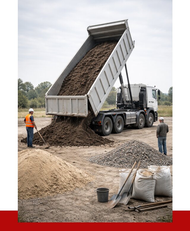 Доставка самосвалом 30 кубов в Тихорецке от 8761 р. | ПРОНЕРУДТхр