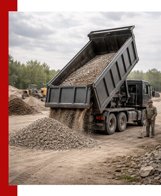 Доставка самосвалом 30 м3 по выгодным ценам в Тихорецке