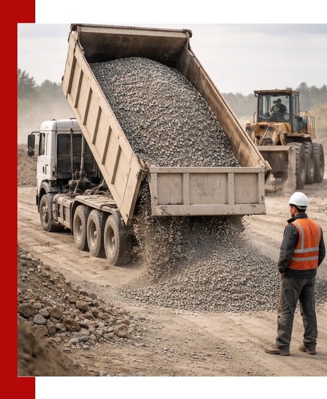 Доставка самосвалом 40 кубов цемента и сыпучих в Тихорецке