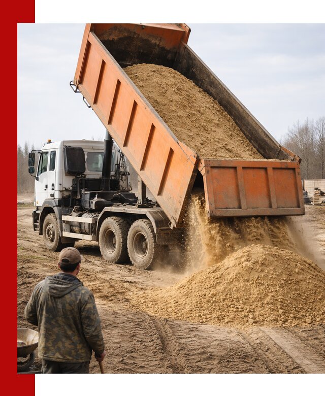 Аренда самосвала 20 тонн для перевозки грузов в Тихорецке