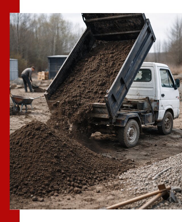 Аренда минисамосвала в Тихорецке для доставки сыпучих материалов