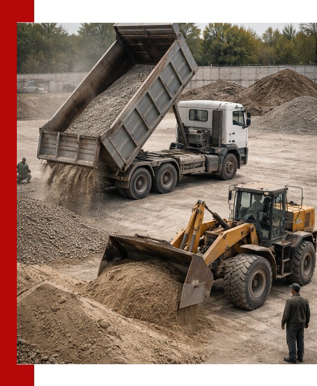 Перевозка сыпучих грузов самосвалами и бортовыми в Тихорецке